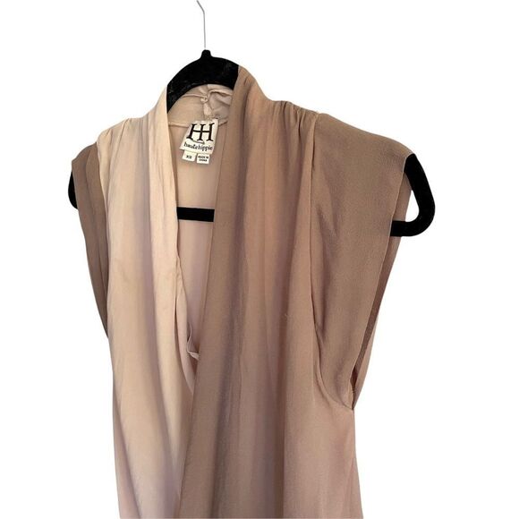 Haute HIPPIE Sleeveless Silk Draped Blouse Tank Top XS - Picture 5 of 9